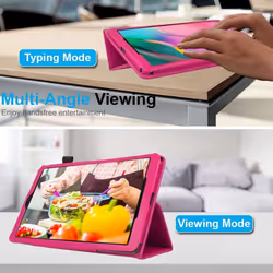 TECHGEAR Leather Case for New Samsung Galaxy Tab A 10.1" 2019 (SM-T510 / SM-T515) Premium PU Leather Slim Folio Stand Case...
