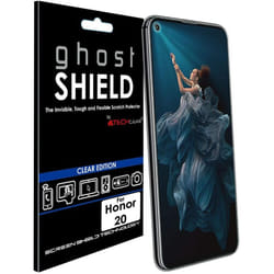 TECHGEAR Screen Protector for Honor 20 and Huawei Nova 5T [ghostSHIELD Edition] Genuine Reinforced TPU film Screen Protector with FULL Screen