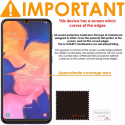 TECHGEAR [5 Pack] Screen Protectors Compatible with Samsung Galaxy A10, CLEAR LCD Screen Protectors Cover Guards