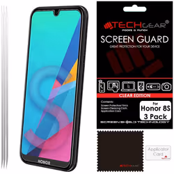 [3 Pack] TECHGEAR Screen Protectors for Honor 8S, Honor 8S 2020, CLEAR LCD Film Screen Protectors Cover Guards Compatible wit ...