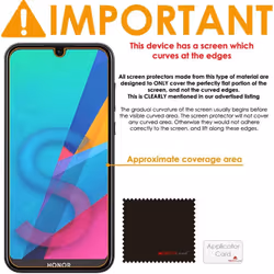 [5 Pack] TECHGEAR Screen Protectors for Honor 8S, Honor 8S 2020, CLEAR LCD Film Screen Protectors Cover Guards Compatible with Honor 8S