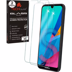 TECHGEAR [2 Pack] GLASS Edition Screen Protector for Honor 8S, Honor 8S 2020, Genuine Tempered Glass Screen Protector [9H Har ...