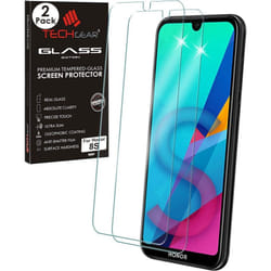 TECHGEAR [2 Pack] GLASS Edition Screen Protector for Honor 8S, Honor 8S 2020, Genuine Tempered Glass Screen Protector [9H Hardness] [No-Bubble]