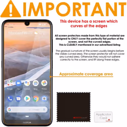 TECHGEAR [5 Pack] Screen Protectors for Nokia 3.2, CLEAR LCD Film Screen Protectors Cover Guards Compatible with Nokia 3.2