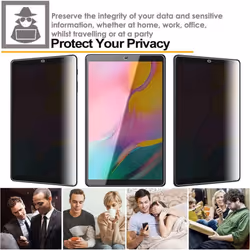 TECHGEAR Anti Spy Screen Protector Compatible for Samsung Galaxy Tab A 10.1" 2019 (SM-T510 / SM-T515 Series) - PRIVACY GLASS...