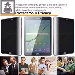 TECHGEAR Anti Spy Screen Protector Compatible for Samsung Galaxy Tab S2 9.7" (SM-T810 Series) - PRIVACY GLASS Edition Genuine...