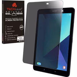 TECHGEAR Anti Spy Screen Protector Compatible for Samsung Galaxy Tab S3 9.7" (SM-T820 Series) - PRIVACY GLASS Edition Screen ...