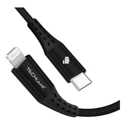 TECHGEAR USB C to Lightning Cable [1M Apple MFi Certified] Strong Braided Lead for iPhone 14/13/12/11/Pro/Max/Mini/X, iPad 10.2", iPad 10 2022