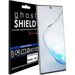 TECHGEAR Screen Protector fit Samsung Galaxy Note 10 Plus [ghostSHIELD Edition] Reinforced TPU film Screen Protector [FULL Screen Coverage]