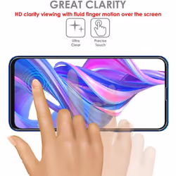 TECHGEAR Screen Protectors for Honor 9X [ghostSHIELD Edition] Genuine Reinforced TPU film Screen Protector  with FULL Screen Coverage inc