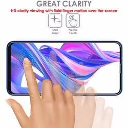 TECHGEAR [Pack of 2] Screen Protectors for Honor 9X Pro [ghostSHIELD Edition] Genuine Reinforced TPU film Screen Protector...
