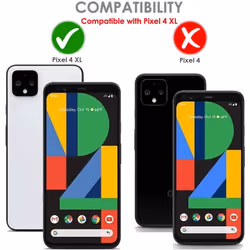 [3 Pack] TECHGEAR Pixel 4 XL Screen Protectors , CLEAR LCD Screen Protectors Cover Guards Compatible with Google Pixel 4 XL