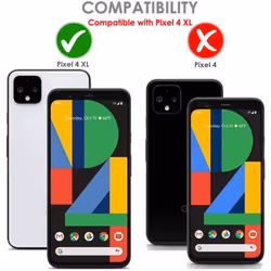 TECHGEAR [5 Pack] Pixel 4 XL Screen Protectors, CLEAR LCD Screen Protectors Cover Guards Compatible with Google Pixel 4 XL