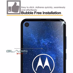TECHGEAR [2 Pack GLASS Edition for Motorola Moto One Vision, Genuine Tempered Glass Screen Protectors Covers [2.5D Round Edge]...