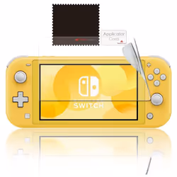 Switch Lite Anti-Glare Screen Protectors [Pack of 2] TECHGEAR MATTE LCD Screen Protector with Cleaning Cloth & Applicator Card