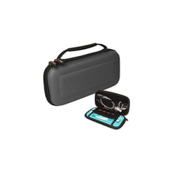 Switch Lite Case, Hard Protective Carry Travel & Storage Cover Designed for Nintendo Switch Lite, 8 Game Card Slots + Accessories - Grey