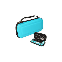 Switch Lite Case, Hard Protective Carry Travel & Storage Cover Designed for Nintendo Switch Lite, 8 Game Card Slots + Accessories - Turquoise