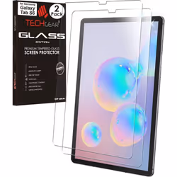 TECHGEAR [2 Pack Galaxy Tab S6 10.5" GLASS Edition (SM-T860 / SM-T865), Tempered Glass Screen Protector [9H Toughness] [HD...