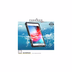 TECHGEAR Waterproof Case for Apple iPad Mini 5 / Mini 4 - Slim Shockproof Waterproof Case with Built-in Screen Protector + Stand & Neck Strap
