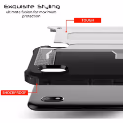 TECHGEAR Galaxy A10 Case [Tough Armoured] ShockProof Dual-Layer Protective Heavy Duty Tough Cover Designed for Samsung Galaxy...