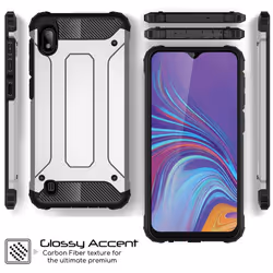 TECHGEAR Galaxy A10 Case [Tough Armoured] ShockProof Dual-Layer Protective Heavy Duty Tough Cover Designed for Samsung Galaxy...