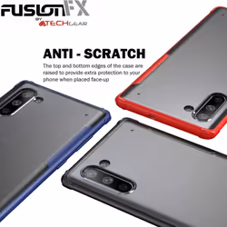TECHGEAR Galaxy Note 10 Case [Fusion FX Case] Slim & Light, Tough, Shockproof, Protective, Fused Gel Bumper & Hard Back Smooth...
