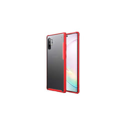 TECHGEAR Samsung Galaxy Note 10 Plus Case [Fusion FX] Slim & Light, Tough, Shockproof, Protective, Fused Gel Bumper & Hard Back Smooth Case Cove - Red