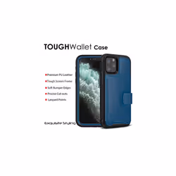 TECHGEAR Tough Armoured Card Wallet 360 Shock Proof Protective Case Cover with Card Slots Wallet & Stand for Apple iPhone 11 Pro 5.8"