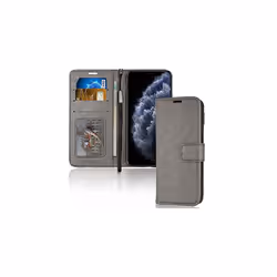 TECHGEAR Apple iPhone 11 Pro Max Leather Wallet Case - Protective Flip Cover with Card Slots, Kickstand and Wrist Strap, PU L ...