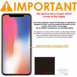 [Pack of 3] TECHGEAR Screen Protectors for iPhone 11 Pro 5.8" - CLEAR LCD Screen Protector with Cleaning Cloth & Application Card