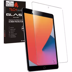TECHGEAR iPad 10.2" 2020/2019 GLASS Screen Protector, Tempered Glass Screen Protector Cover [9H Hardness] [Crystal Clarity] [ ...