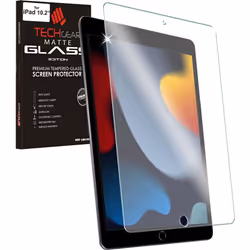 TECHGEAR Anti-Glare Screen Protector for iPad 10.2" 2021 / 2020 / 2019 MATTE GLASS Edition Genuine Tempered Glass Screen...