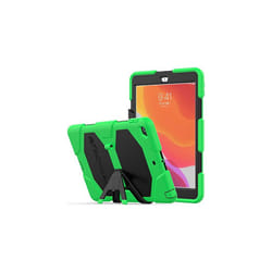 TECHGEAR G-SHOCK for iPad 10.2" 2021 2020 2019 [9th/8th/7th Generation] HEAVY DUTY Survival Protective Case with Stand - Kids Schools Workman - GREEN