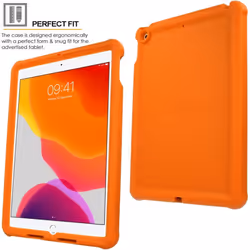 TECHGEAR Bumper Designed for Apple iPad 10.2" 2021 2020 2019, 9th / 8th / 7th Generation, Rugged Shockproof Soft Silicone...
