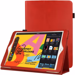 TECHGEAR Leather Case for Apple iPad 10.2" 2021 / 2020 / 2019 [9th / 8th / 7th Generation] Premium PU Leather Slim Folio Case ...