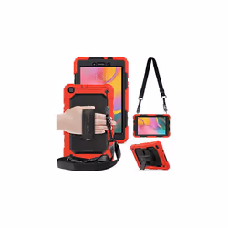 TECHGEAR UTILITY Case fits Samsung Galaxy Tab A 8.0 2019 (SM-T290 / SM-T295) HEAVY DUTY Armour Shockproof Case with Stand, Ha ...