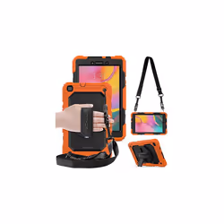 TECHGEAR UTILITY Case fits Samsung Galaxy Tab A 8.0 2019 (SM-T290 / SM-T295) HEAVY DUTY Armour Shockproof Case with Stand, Ha ...