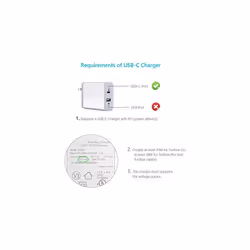 TECHGEAR USB-C Charger Cable (5ft/1.5m), Surface Connect to USB C Charging Cable For Microsoft Surface Pro 7, 6, 5, 4, 3, Surface Book 1 / 2