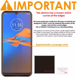 TECHGEAR 5 Pack Moto E6 Plus / E6s Screen Protectors, CLEAR LCD Film Screen Protectors Cover Guards Compatible for Motorola...