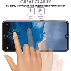 TECHGEAR [3 Pack] Screen Protector fits Nokia 7.2 [Screen Angel Edition] [Case Friendly] [Bubble Free] [FULL Screen Coverage] TPU Film