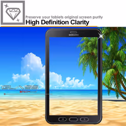 TECHGEAR GLASS Edition Screen Protector Designed For Samsung Galaxy Tab Active 2 8.0" (SM-T390 / SM-T395), Tempered Glass...