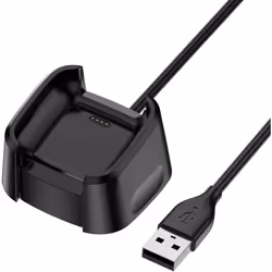 TECHGEAR Replacement USB Charger Cable Dock Compatible with Fitbit Versa 2 / Versa 2 SE, USB Charging Power Cradle for Fitbit ...