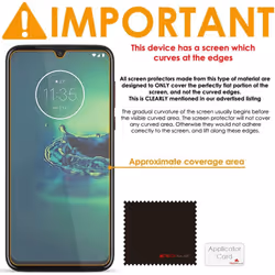 TECHGEAR [3 Pack] Moto G8 Plus Screen Protectors , CLEAR LCD Film Screen Protectors Cover Guards Compatible for Motorola Moto G8 Plus