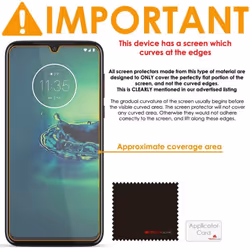 TECHGEAR [5 Pack Moto G8 Plus Screen Protectors, CLEAR LCD Film Screen Protectors Cover Guards Compatible for Motorola Moto G8...