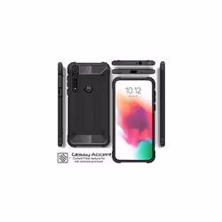 TECHGEAR Moto G8 Plus Case [Tough Armoured] ShockProof Dual-Layer Protective Heavy Duty Tough Hard Back Cover Compatible with Motorola Moto G8 Plus