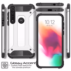 TECHGEAR Moto G8 Plus Case [Tough Armoured] ShockProof Dual-Layer Protective Heavy Duty Tough Hard Back Case Cover Compatible...