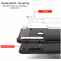 TECHGEAR Moto G8 Plus Case [Tough Armoured] ShockProof Dual-Layer Protective Heavy Duty Tough Hard Back Case Cover Compatible...