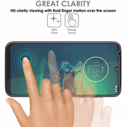 TECHGEAR [2 Pack Moto G8 Plus Screen Protectors [Screen Angel Edition] [Case Friendly] [Bubble Free] [FULL Screen Coverage] HD...