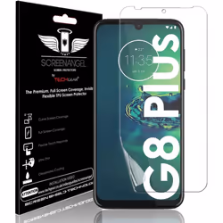 TECHGEAR Moto G8 Plus Screen Protectors [Case Friendly] [Bubble Free] [FULL Screen Coverage] TPU Film Compatible with Motorol ...