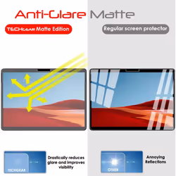 TECHGEAR [Pack of 2] Anti Glare / Matte Screen Protectors for Microsoft Surface Pro 7 (12.3 Inch screen) - Matte Screen Protector Covers